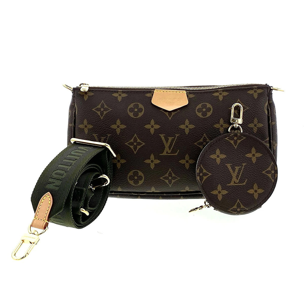 LOUIS VUITTON Multi Pochette Accessoires enabled Shoulder Bag Monogram Brown